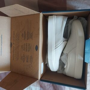 Dr Scholls Eco-Friendly White Slip-On Shoes